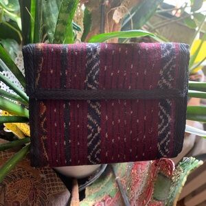 Colorful Woven IKAT  Wallet